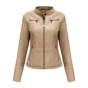 Chaqueta de Cuero para Mujer, Diseño Clásico 2026, Alta Calidad, en Venta - Product Image 1