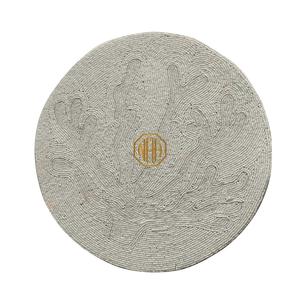 2026 Trending Custom Resin Drink Beads Simple Desktop Decorative Beaded <b>Place</b> <b>Mats</b> Set for Food Services & Catering - Product Image 5