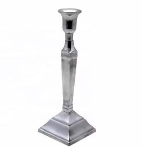 Top vente maison décorative meilleure qualité en aluminium poli décor de Table bougeoir Design classique bougeoir - Product Image 1