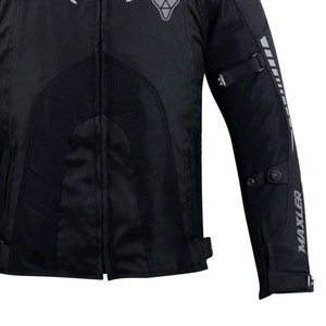 Chaqueta ligera de malla para motocicleta Adventure Jaket de verano para hombre con CE Armorr y paneles de alta visibilidad - Product Image 5