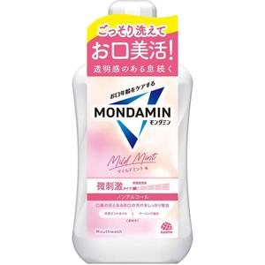 Enjuague Bucal Mondamin Mild Mint 1000mL Sin Alcohol, Limpieza Bucal Refrescante con Sabor a Menta - Product Image 1