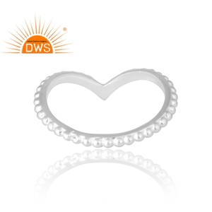 Nuevo diseño elegante Anillo de plata esterlina Nuevo diseño Joyería personalizada para mujeres Regalo para ella - Product Image 2