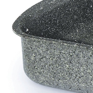 กระทะย่างอลูมิเนียมไม่ติดกระทะย่างเครื่องครัวหินแกรนิตสำหรับเตาอบทำอาหารและเตาแก๊ส - Product Image 3