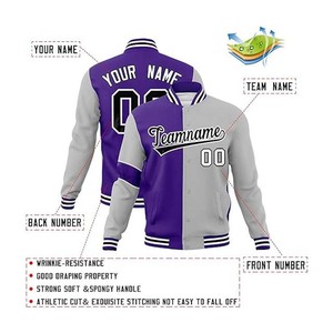 New Custom OEM Varsity <b>Baseball</b> <b>Jacket</b> Personalized Lightweight Bomber Coat Adult College <b>Baseball</b> <b>jacket</b> <b>For</b> <b>Men</b> - Product Image 3