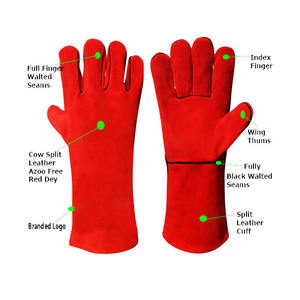 ถุงมือเชื่อม XL ออกแบบได้เองผลิตจากวัสดุโลโก้ตามต้องการ - Product Image 3