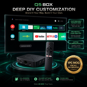 กล่องทีวี BOXPUT Q5 ชิปประมวลผล Allwinner H313 แรม 2GB ความจุ 8GB รองรับความละเอียด 4K Quad Core พร้อม WIFI6 แบบ Dual-Band บลูทูธ 5.2 ระบบปฏิบัติการ IATV Android 10 หน้าจอ UI แบบกำหนดเอง โลโก้บูต และแอปพลิเคชันติดตั้งล่วงหน้า - Product Image 2