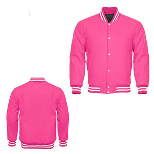 เสื้อแจ็กเก็ตเบสบอลหนังวัวสุดเท่สำหรับผู้ชายเสื้อแจ็กเก็ตมีปกตั้งวัสดุขนแกะ - Product Image 1