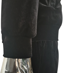 Streetwear personnalisé pantalon de survêtement évasé vintage n sweats à capuche impression Dtg éponge survêtements lourds survêtement Stone Wash pour hommes - Product Image 4