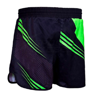 Pantalones cortos de MMA de contraste de Color a precio barato hechos en Pakistán, pantalones cortos de MMA cómodos de alta calidad para hombres - Product Image 4