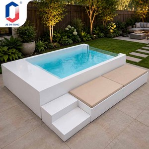 Piscina con Sofá de Descanso, Piscina Resistente para Relajarse en el Patio Trasero del Hogar, para Adultos - Product Image 1
