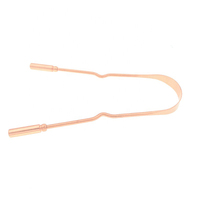 Nettoyeur de langue Portable grattoir de langue en acier inoxydable nettoyeurs de langue en métal souffle frais grattoir de nettoyage oral