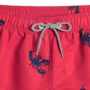 Wholesale <b>Men's</b> Casual Mid Waist Beach <b>Shorts</b> Summer Wear with Elastic Closure 100% Cotton Solid Pattern Quick Dry - Product Image 6