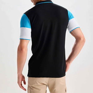 Respirant hommes coton polos coupe ajustée à manches courtes tenue décontracté OEM Logo personnalisé conception directe de l'usine en vrac en gros - Product Image 2