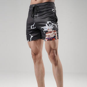 Shorts de jogging pour homme, écologiques, style streetwear, 100% polyester, motif personnalisé par sublimation, pour la plage, la natation, le fitness - Product Image 2