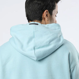 Sudaderas con capucha de lana de invierno ligeras para hombre más vendidas de alta calidad 100% algodón de secado rápido transpirable liso teñido barato precio bajo - Product Image 4