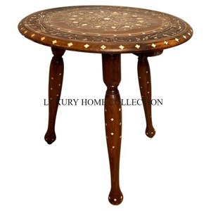 Table marocaine artisanale Vintage de grande taille Qualité supérieure Maison et restaurant Table d'appoint café marocain Prix attractif - Product Image 1