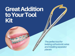 Alicates de soporte de aguja de ortodoncia Mathieu en acero inoxidable Todo tipo de instrumentos quirúrgicos dentales disponibles - Product Image 5