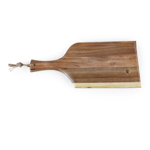 Nouvelle planche à fromage de haute qualité en acier inoxydable avec main suspendue en bois massif, parfaite pour la maison et le restaurant aux prix de gros - Product Image 2