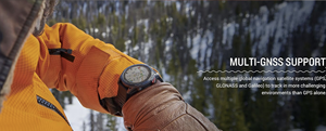 Montre connectée 7X Sapphire Solar, plus grande montre d'aventure, avec capacités de charge solaire, montre robuste pour l'extérieur avec GPS, écran tactile - Product Image 5