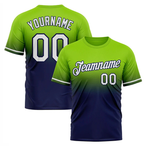 El mejor diseño de moda para hombres de secado rápido ligero transpirable impermeable camisetas de fútbol personalizable 100% poliéster ropa de fútbol - Product Image 1