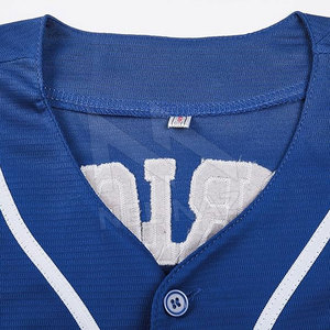 Maillot de baseball respirant de haute qualité en polyester 100 % pour la saison 2023 – Vêtements de sport et uniformes de football de style mixte pour l'entraînement – Vente en gros - Product Image 3