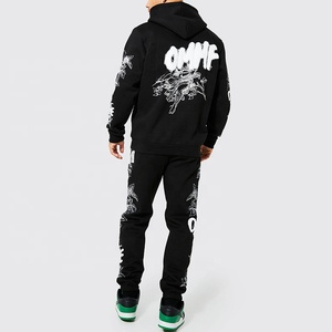 Custom Unisex Soccer Cotton Velour <b>Polyester</b> <b>Tracksuit</b> Men - Product Image 2