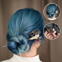 Meilleure Vente Vietnam Gros Cornes de Buffle Naturelles Bâtonnets à Cheveux Dragon Outil de Coiffure Écologique Fait Main Accessoires Unisexe