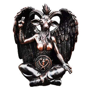 Statue Magiche in Resina per Decorazioni da Tavola di Halloween, Spiriti Religiosi, Capra di Montagna Nera, Streghe, Satana, Demonio - Product Image 1
