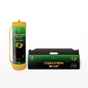 Bouteille de gaz CO2 azote Champion Whip 4,5 L 3000 g – Réservoir de gaz industriel pour usage professionnel commercial - Product Image 2