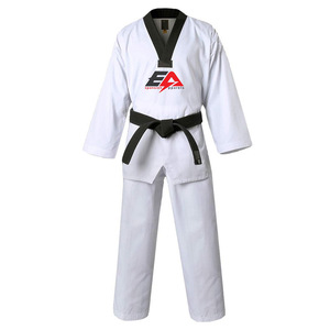Uniforme de Taekwondo Dobok para Artes Marciales, Económico, con Logotipo y Color Personalizados, 100% Algodón para Adultos - Product Image 1