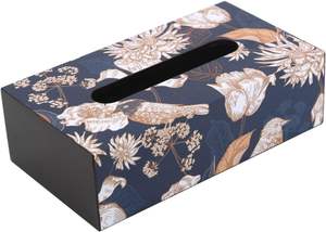 Venta al por mayor de cajas de pañuelos de MDF de lujo con nuevo diseño de servilletero Material de madera para hoteles y restaurantes de La India - Product Image 4