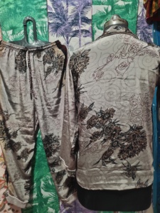 Conjunto de pijama de mezcla de seda de verano para mujer, ropa de dormir suave y transpirable, regalo único para novia, damas de honor, ella - Product Image 3