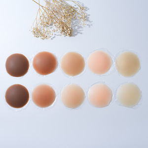 2 paires de pétales de poitrine réutilisables hypoallergéniques adhésifs adhésifs <span class=keywords><strong>en</strong></span> silicone sans bretelles pour lingerie - Product Image 6