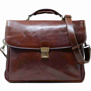 Vintage Handmade Laptop Briefcase Cowhide Leather Lightweight Office Bag with Organizer Pockets for Daily Use by Power Hint - Product Image 2