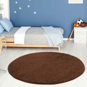 The <b>Rugs</b> Myshaggy Solid Brown Area <b>Rug</b> Set 60X110 cm - Product Image 3