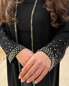 Nouvelle Abaya de Dubaï élégante sur mesure en soie anti-plis pour femme, haute qualité, couleurs personnalisables, manches longues, toutes saisons, pour la prière - Product Image 2