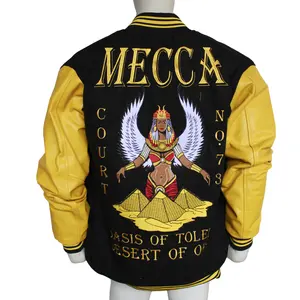 Masonic varsity jackets with Lodge or Letterman Masonic Varsity Jacket mecca patchwork Brothers by Blood Bonded by Bomber Jacket