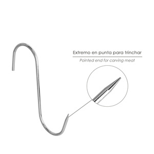 Blister con 3 Ganci da Macellaio Inossidabili N. 16 - Product Image 3