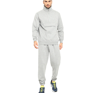 Chándal de algodón sólido marrón de alta calidad para hombre 2024, venta al por mayor, nueva llegada, ropa deportiva de gimnasio de verano con logotipo - Product Image 1