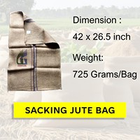 Sacs d'emballage en jute de qualité alimentaire 42x26,5 pouces 725g, recyclables, biodégradables, sacs en jute de 75 kg, vente en gros Goodman Global Bangladesh
