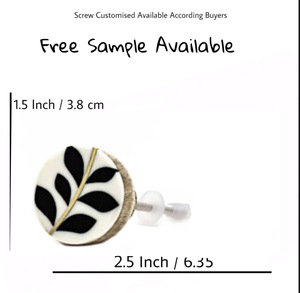 <b>Beads</b> <b>Art</b> Modern Handmade Flower Pull Handle for Wardrobe Kitchen Bedroom Bathroom Cabinets & Drawers - Product Image 3