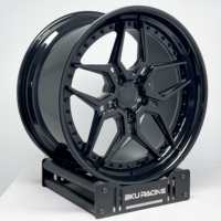 Rines de Aleación Bku Forged de 2 Piezas 5X120.65 para Chevrolet Corvette Chevy C2 C10 Camaro Impala SS Suburban de 18 y 20 Pulgadas