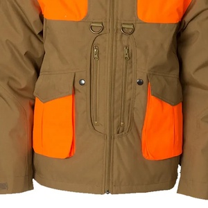 Veste de chasse d'extérieur Orange-Upland de qualité supérieure / Veste de chasse imperméable avec fermeture éclair, tissu coupe-vent, style imprimé - Product Image 6