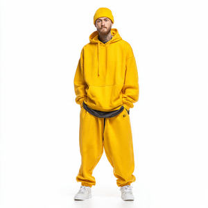 Conjunto Deportivo de Invierno para Hombre, con Capucha, Cortavientos, Pantalones Jogger de Pierna Ancha y Sudadera con Capucha - Diseño 2 en 1 - Product Image 4