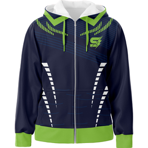 Chándal deportivo de dos piezas con cremallera, pantalones y chaqueta estampados para correr, deportes diarios, gimnasio, entrenamiento, actividades atléticas - Product Image 5