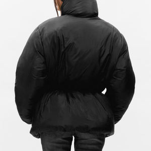 Veste à manches longues pour femmes, veste en tissu doux / Veste ample tendance pour femmes, design léger et confortable, style streetwear, veste matelassée - Product Image 3