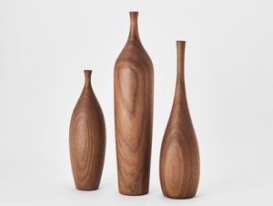 Vases décoratifs en bois de mangue naturel fini, vase décoratif moderne pour mariage, emballage personnalisé, fabricant en gros - Product Image 5