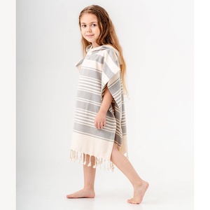 Serviette de bain à capuche pour enfants Anatolia, rayée, âges 2-5 ans, 100% coton - Product Image 5