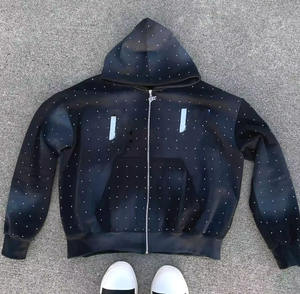 เสื้อฮู้ดดี้สตรีทแวร์ผ้าฟลีซหนานุ่ม ผูกเชือก คอตตอน/โพลีเอสเตอร์ ทรงปกติ เป็นมิตรกับสิ่งแวดล้อม ปรับแต่งได้ - Product Image 6