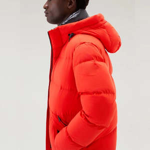 Veste matelassée à capuche confortable pour homme, style mode 2024, col montant, vente en gros, veste d'hiver fabriquée au Pakistan, couleur personnalisée - Product Image 4
